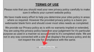 For creating Privacy Policy Page WTechni 4