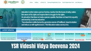 YSR Videshi Vidya Deevena 2024: A Revolutionary Initiative for International Education Scholarships - Key Dates, Eligibility, and Application Process Explained" 1
