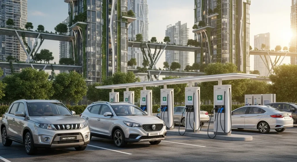 EV and hybrid cars after GST 2.0 tax benefit in India