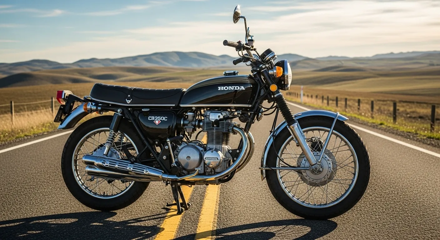 Honda CB350C Special Edition का panoramic view