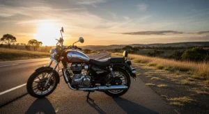 Meteor 350 का panoramic view