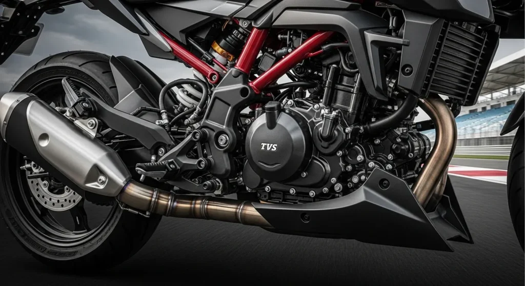 RTR 310 engine and performance focused image