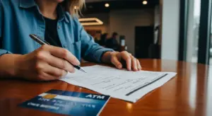 Filling out form for SBI Zero Balance Account