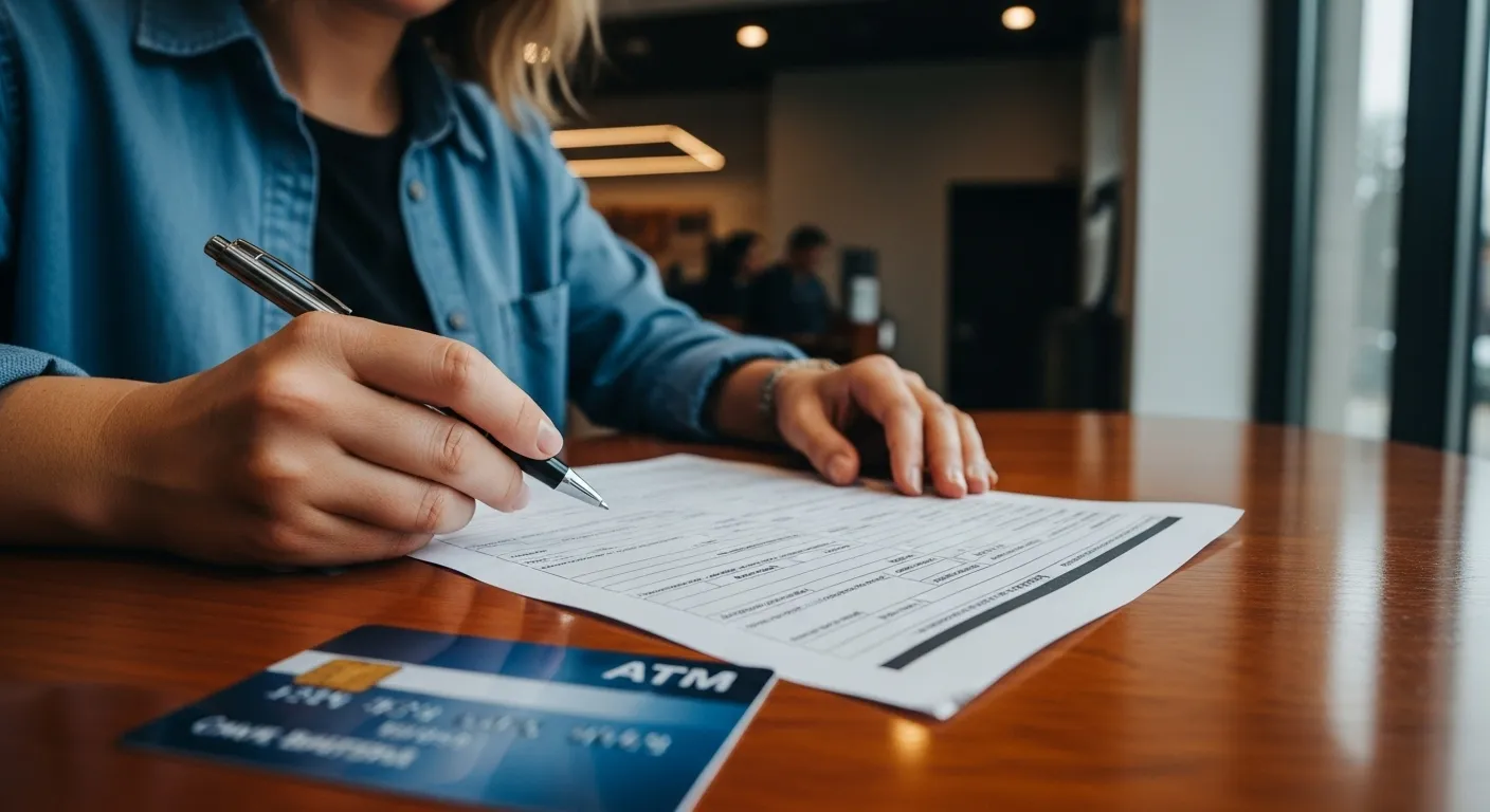 Filling out form for SBI Zero Balance Account