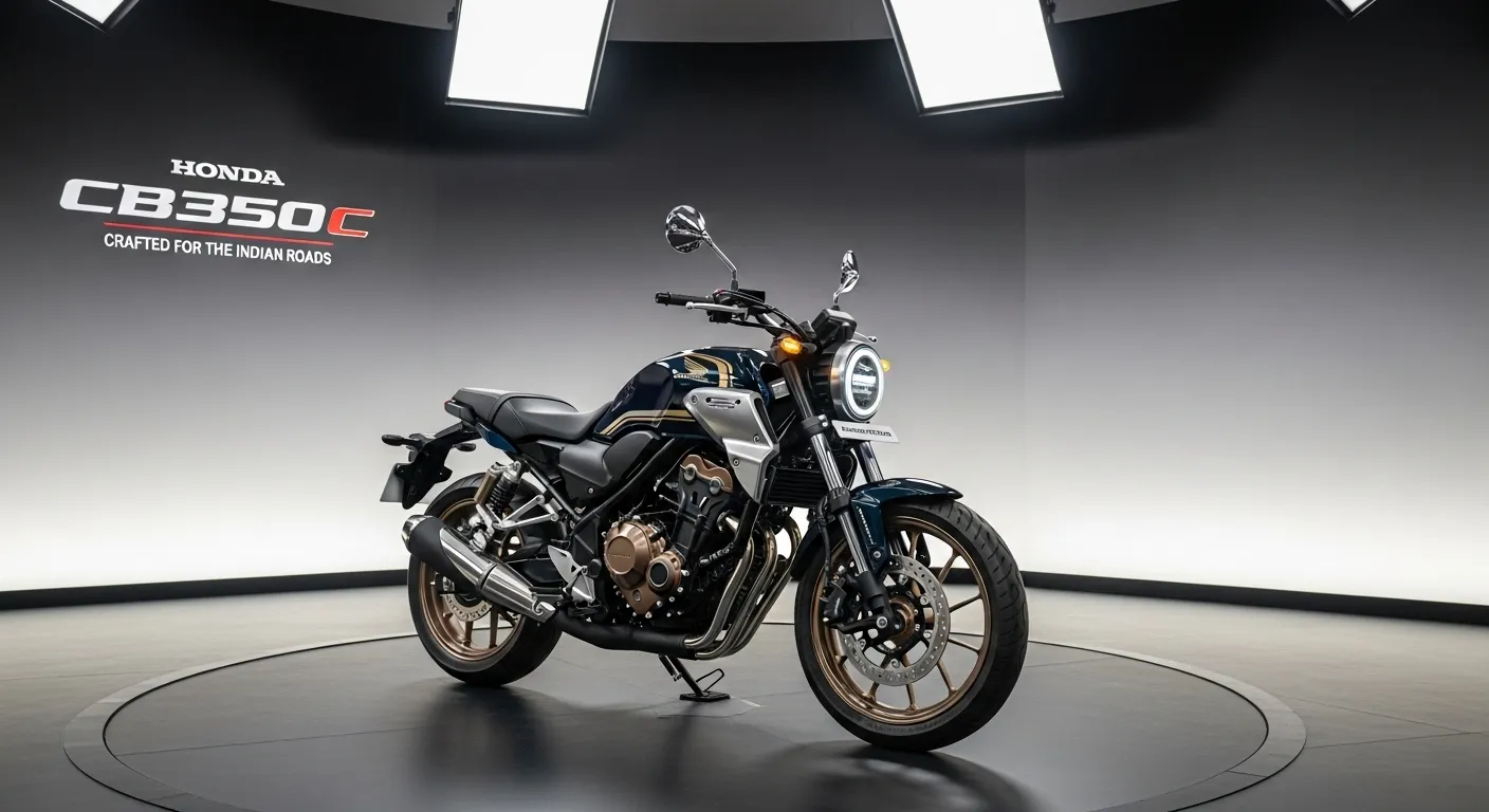 Honda CB350C Special Edition launch photo with new design highlights