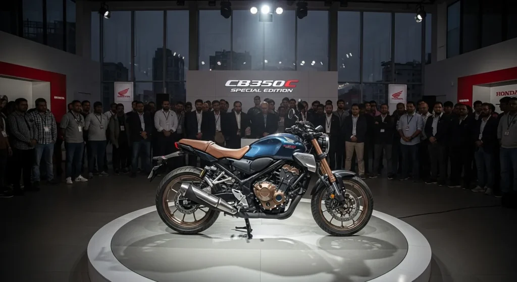 Honda CB350C Special Edition showcased at India launch event