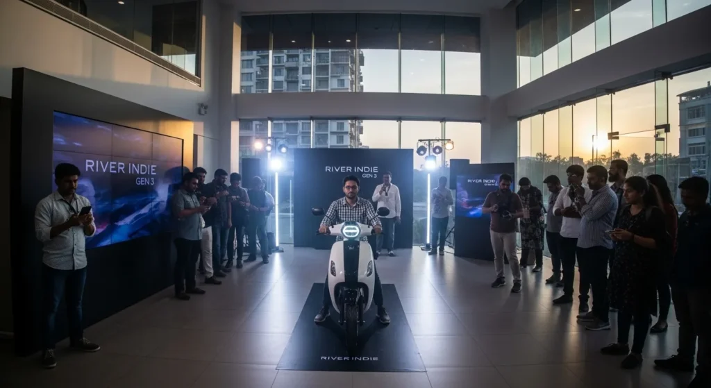 Indie Gen 3 EV स्कूटर की पहली झलक: रेंज, चार्जिंग और स्टाइल सब कुछ नया 2