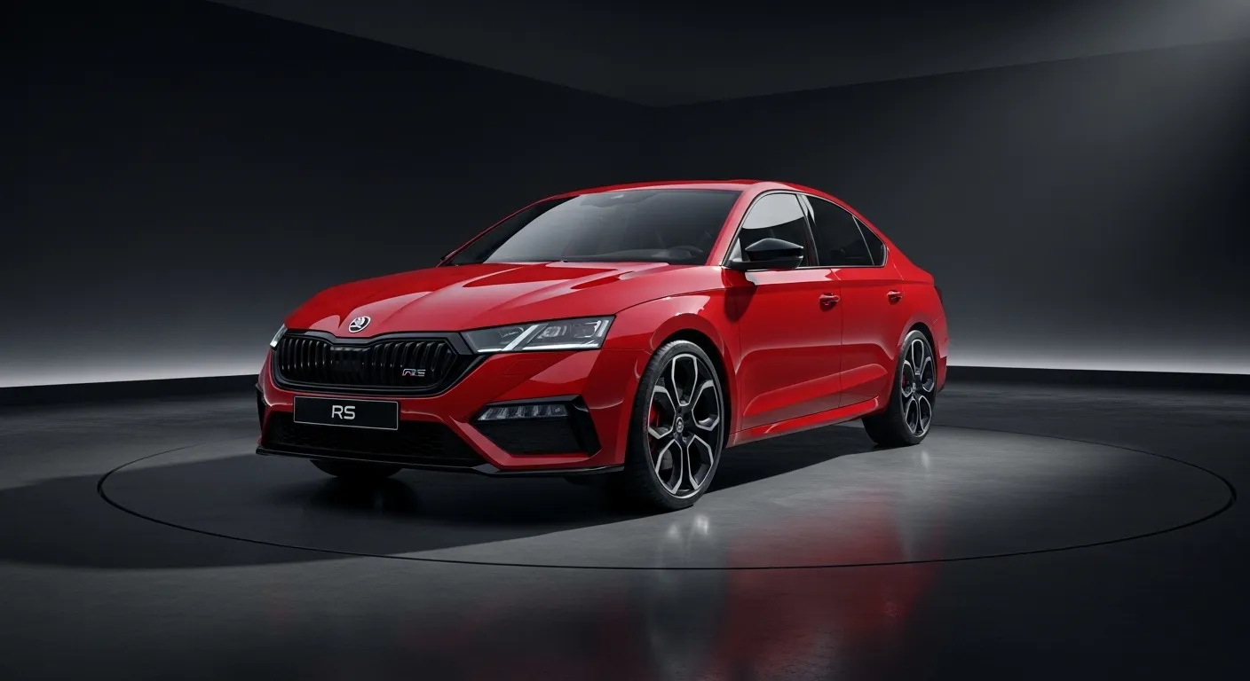 Skoda Octavia RS 2025 showcased for India launch